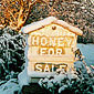 Honey for sale. David still has his beehives and still has a taste for the honey...!