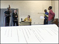 African Snow rehearsal