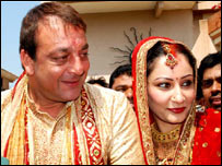 سنجے اور مانیتا کی شادی کی تصویر 