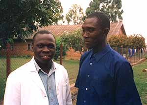 Dr Yoti Zabulon and Nurse Stanley Washington Babu