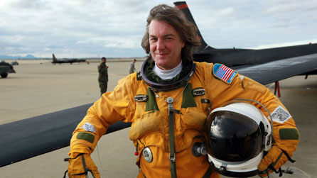 James May in U-2 flight suit