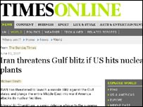 مطلب ساندی تایمز به نقل از دیفنس نیوز