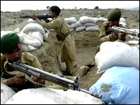 Veziristan bölgesindeki Pakistan birlikleri