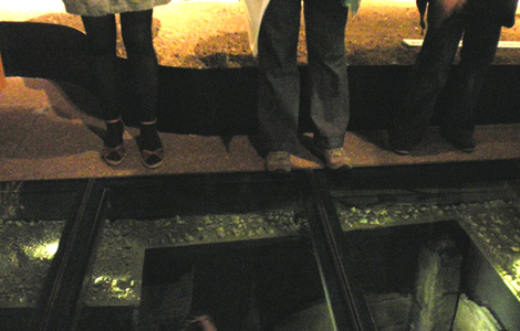 Roman Amphitheatre housed in Guildhall Museum