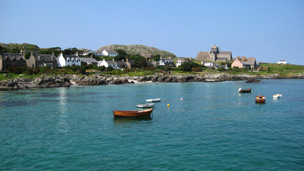Boats on the Sound of Iona (Image courtesy of Robert Davidson)