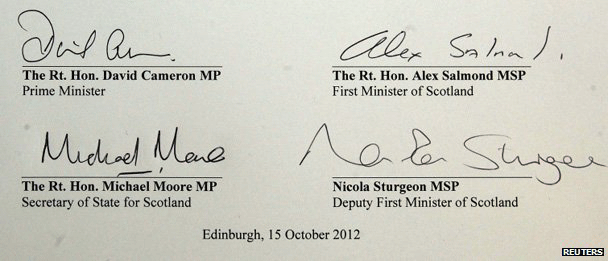 签字画押:苏格兰的2014,将在历史上留下重重的一笔。