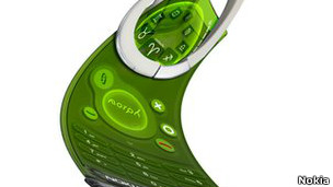 諾基亞概念可彎曲手機