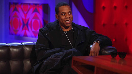 Jay-Z on Friday Night With Jonathan Ross (image: BBC/Hot Sauce)