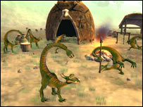 نئے کھیل ’سپورز‘ کا ایک منظر