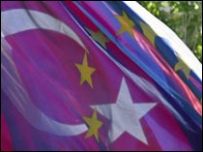 Türkiye ve AB bayrakları