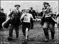 The 1908 London Olympic Marathon