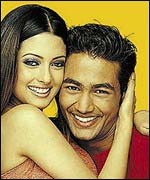 The young couple - Neel and Preeti 