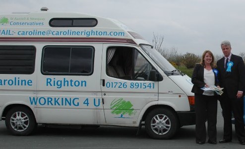 Caroline Righton's bus