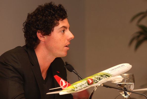 Rory McIlroy at the Turkish Airlines World Final press conference