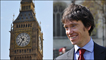 Houses of Parliament, London (left); new British Conservative MP, Rory Stewart 