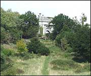 The hill above the caves