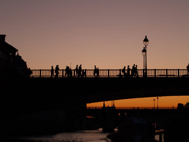 Sunset on the Seine