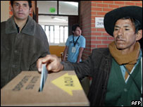 Eleitora em Chuquisaca