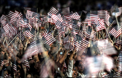 Chicago'daki Obama destekçileri