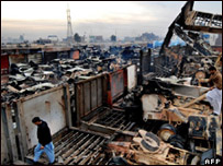 नष्ट हुए ट्रक (फ़ाइल फ़ोटो)