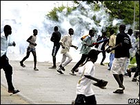 Fildişi Sahili'nde göstericiler