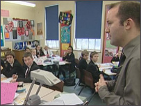 Classroom, at St Joseph's School, SoT