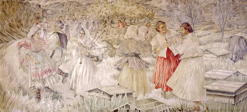 The Dance of Life mural by Mildred Elsie Eldridge