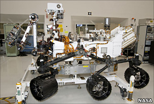 MSL is big: It weighs about 900kg