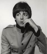 Paul McCartney by Harry Goodwin, 1965
Photographed during The Beatles' appearance on Top of the Pops in 1965
© Harry Goodwin
Loaned by the National Portrait Gallery