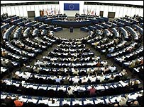 Strazburg'daki Avrupa Parlamentosu