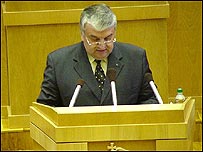 Liderul Alianţei „Moldova Noastră”, Serafim Urecheanu