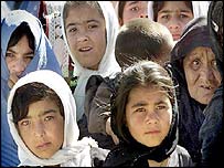 Meninas em Ghor, no Afeganistão