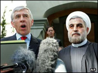 حسن روحانی و جک استرا