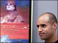 سیف الاسلام قذافی، پسر سرهنگ معمر قذافی، رهبر لیبی