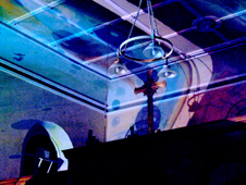 There was a Light Show in the Church