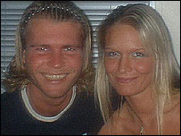 Aaron Davidson with his wife Rachael