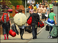 Festival arrivals (PA)