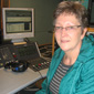 Carol Doey in the BBC Radio Ulster studio