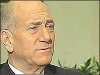 O primeiro-ministro de Israel, Ehud Olmert