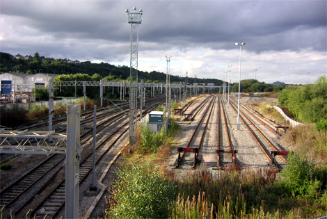 Front: Railway tracks