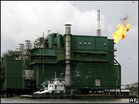 Nijerya'da petrol platformu