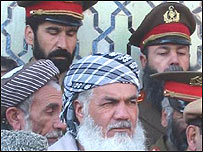 अपने समर्थकों के साथ इस्माईल ख़ान