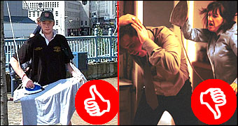 Extreme Ironing: the correct and incorrect approach