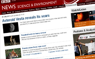 BBC science web screengrab