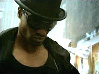 Simon Webbe in the video for Ride The Storm