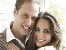 O príncipe William e Kate Middleton