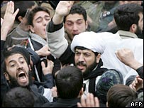 تظاهرات معترضان در تهران