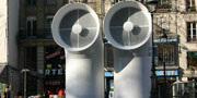 The vents outside the Pompidou centre, designed by Richard Rogers who is profiled in Friday's Centurions