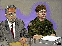 Lynndie England tại tòa