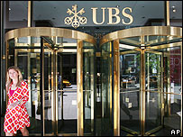 UBS branch in New York